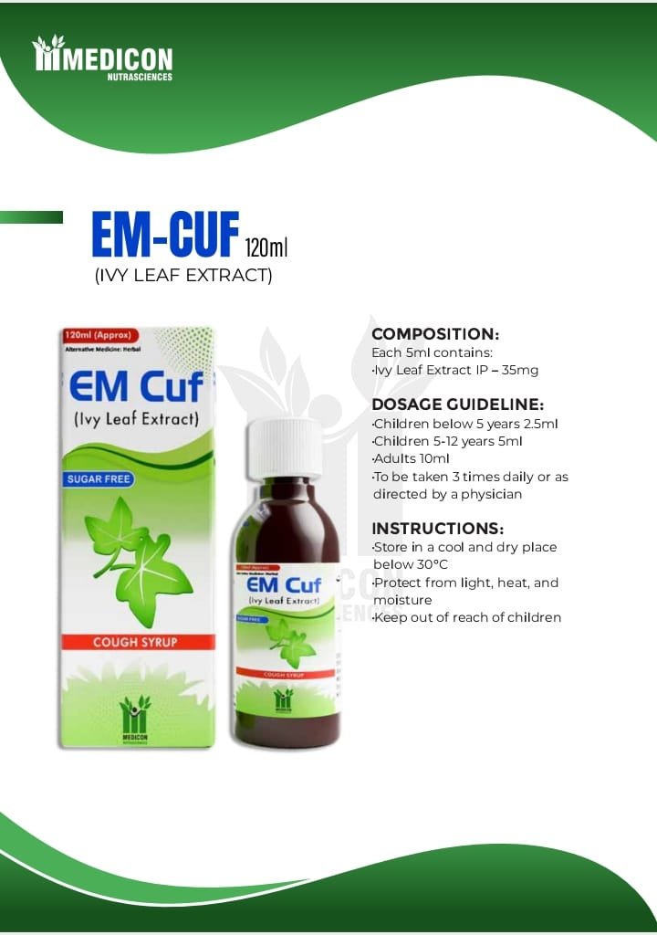 EM-CUF Syrup 120ML