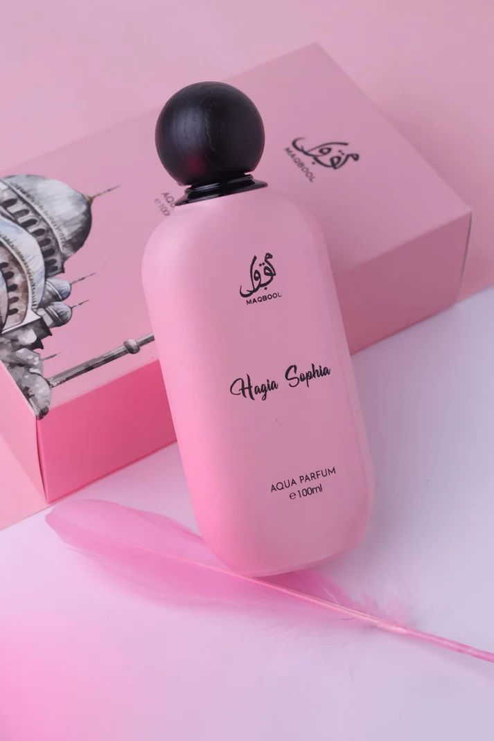HAGIA SOPHIA by MAQBOOL: 100ML (Made in Dubai) Non-Alcoholic Aqua Perfume for Women - Long-lasting, Refreshing, Premium Fragrance - Ideal Gift for Her - Alcohol-Free, Natural Ingredients