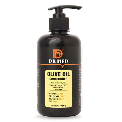 DR MED Olive Oil Conditioner - 350ml - Paraben, Salt, Silicone, and Sulphate-Free Formula