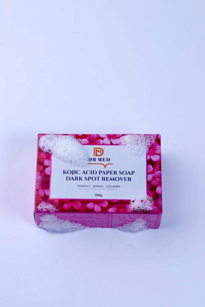 DR MED Kojic Acid Paper Soap Dark Spot Remover 100g.
